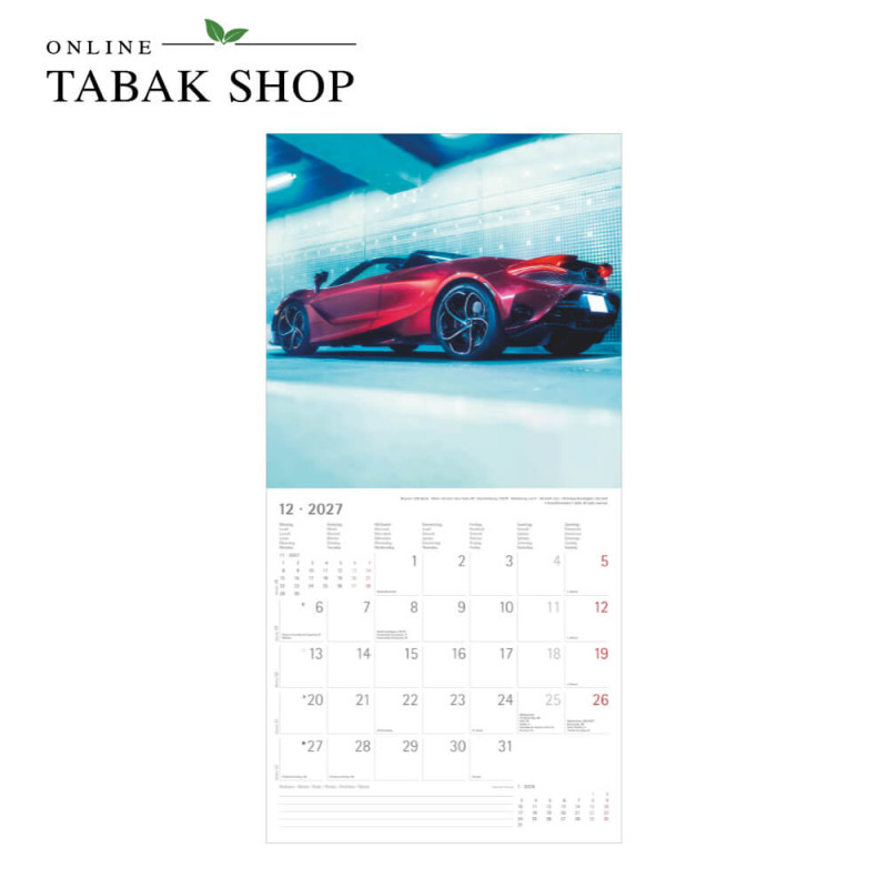 High Speed (Wandkalender) Dezember
