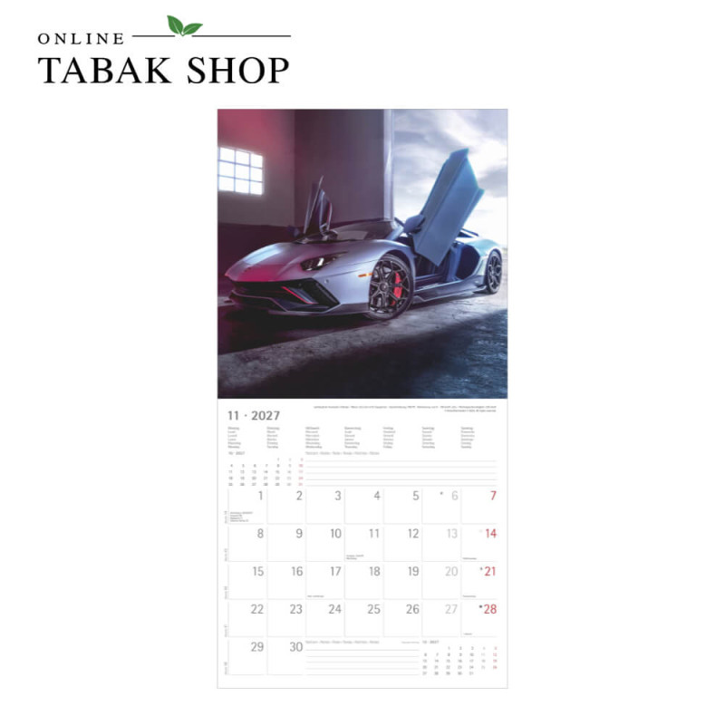 High Speed (Wandkalender) November