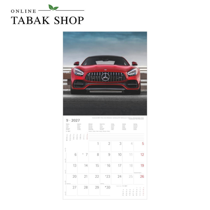High Speed (Wandkalender) September
