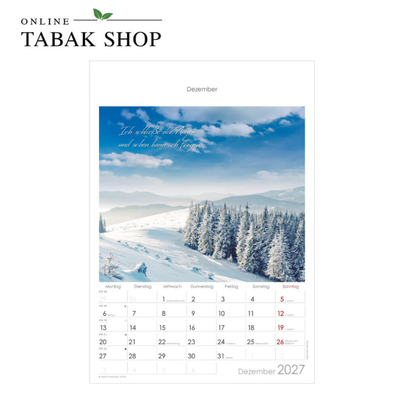 Auszeit für die Seele (Wandkalender) Dezember