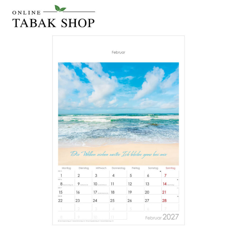 Auszeit für die Seele (Wandkalender) Februar