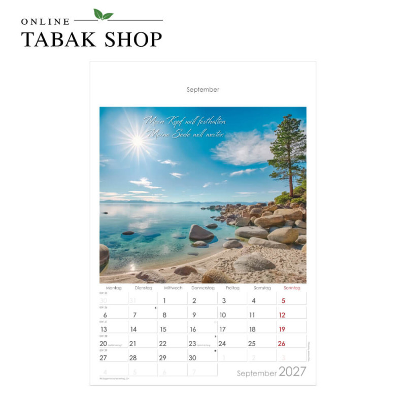 Auszeit für die Seele (Wandkalender) September