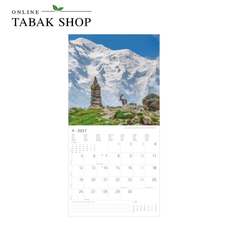 Alpen (Wandkalender) April