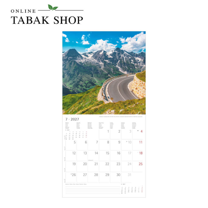 Alpen (Wandkalender) Juli