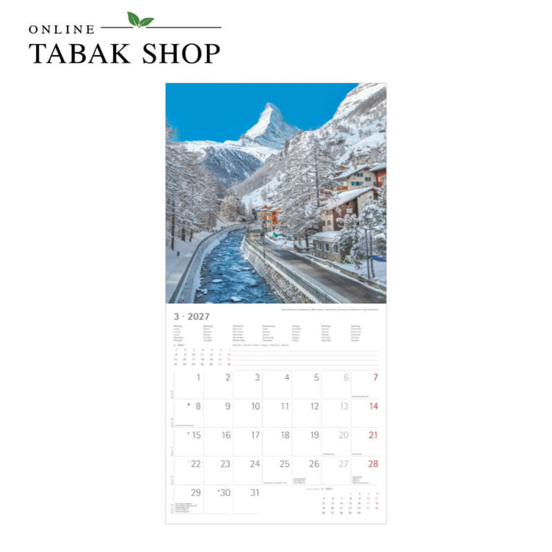 Alpen (Wandkalender) März