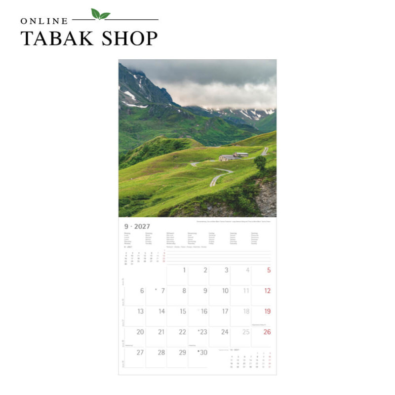Alpen (Wandkalender) September
