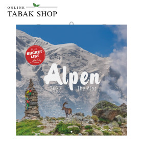 Alpha Edition Alpenkalender 2027 als Wandkalender