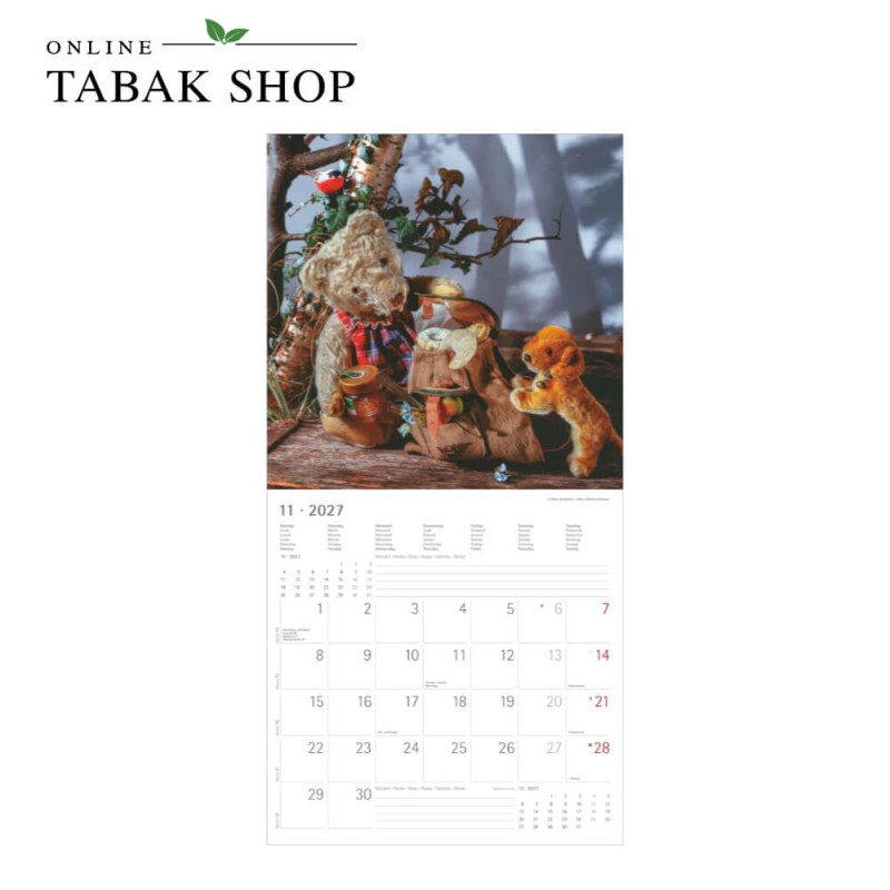 Teddy (Wandkalender) November