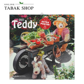 Alpha Edition Teddy Kalender 2027 Wandkalender mit Poster