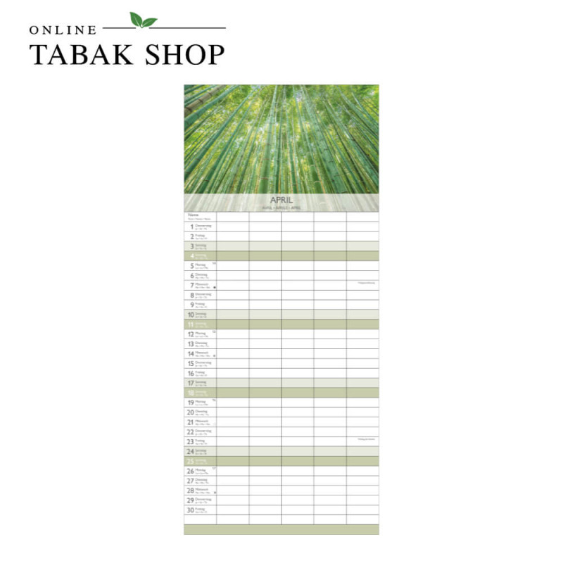 Zen (Wandkalender) April