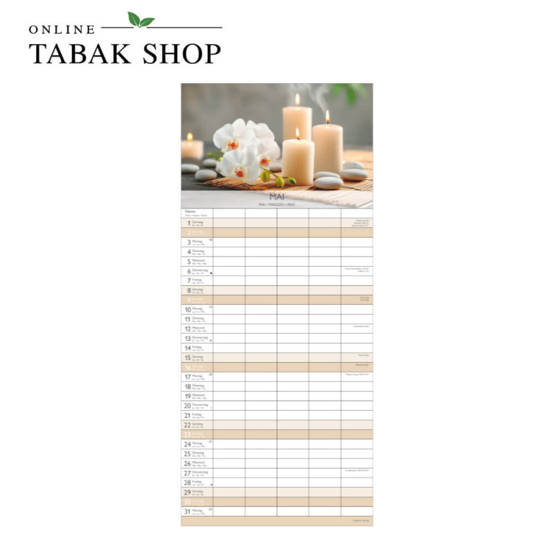 Zen (Wandkalender) Mai