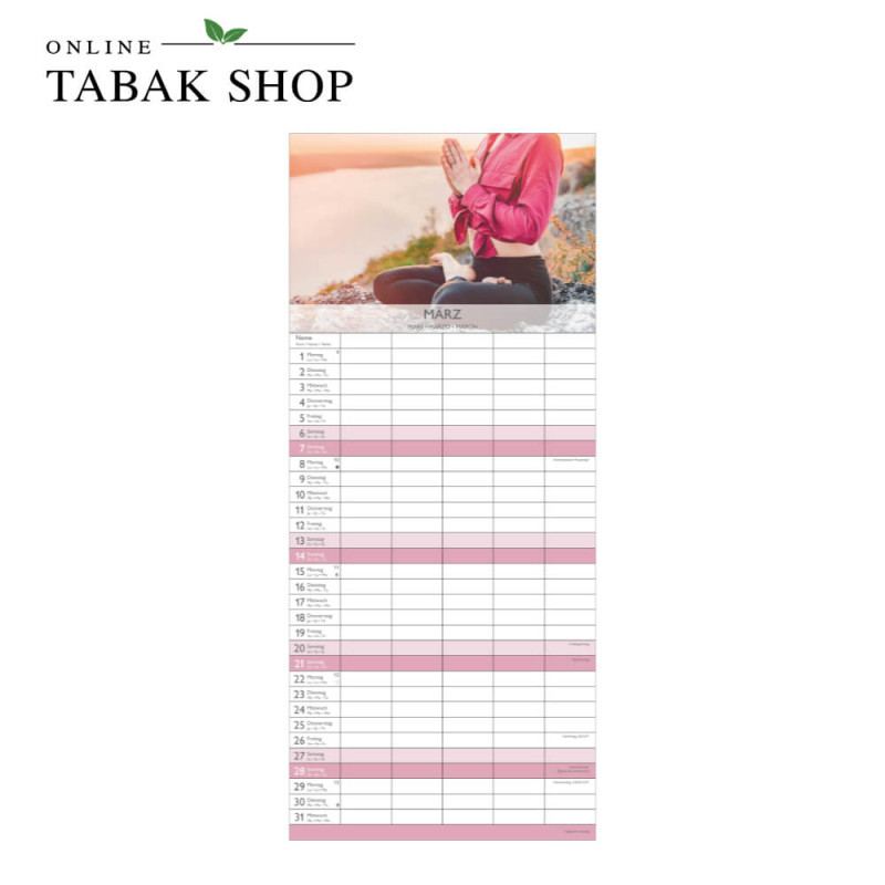 Zen (Wandkalender) März