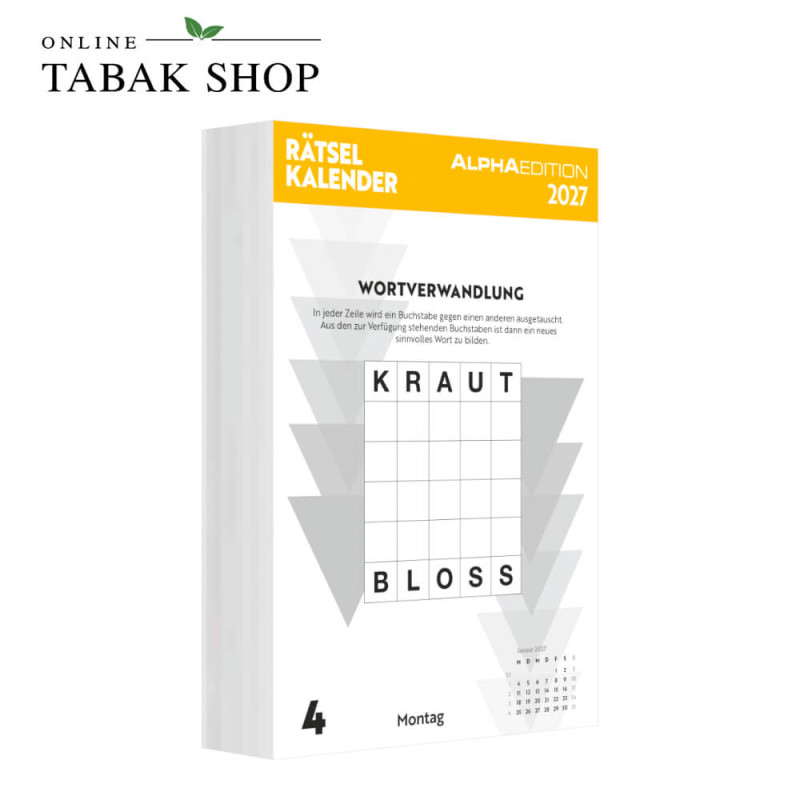 Rätselkalender (Abreißkalender) Vorschau