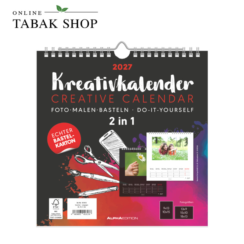 Kreativkalender M - 2 in 1 (Bastelkalender)