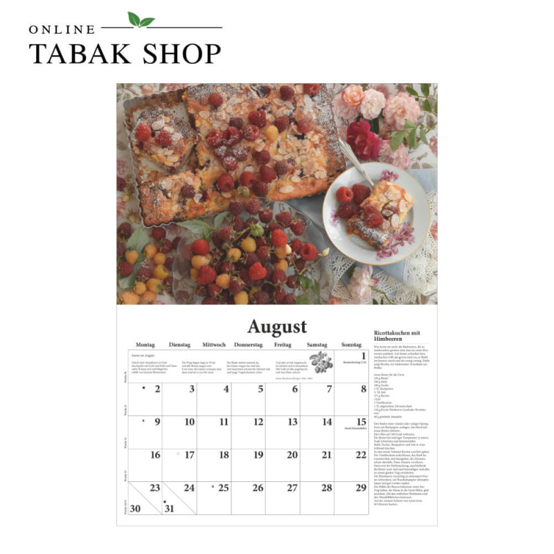 DuMonts neuer Küchenkalender (Broschürenkalender) August