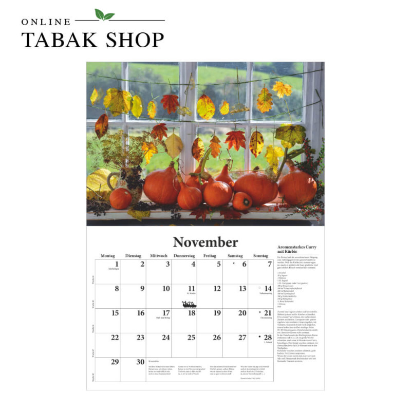 DuMonts neuer Küchenkalender (Broschürenkalender) November
