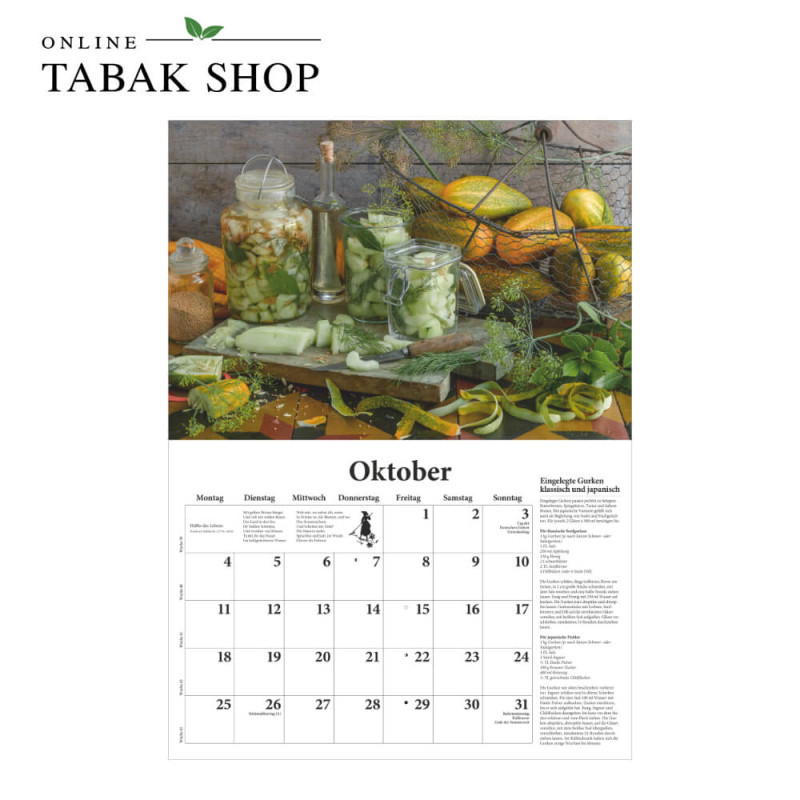 DuMonts neuer Küchenkalender (Broschürenkalender) Oktober