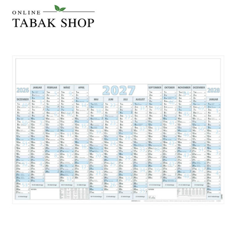 Plakatkalender 14 Monate 1 Stk. gerollt (Wandkalender)