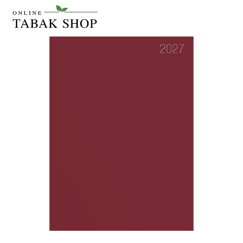 Taschenkalender 1T/1S Zettler farblich sortiert (Taschenkalender) Rot