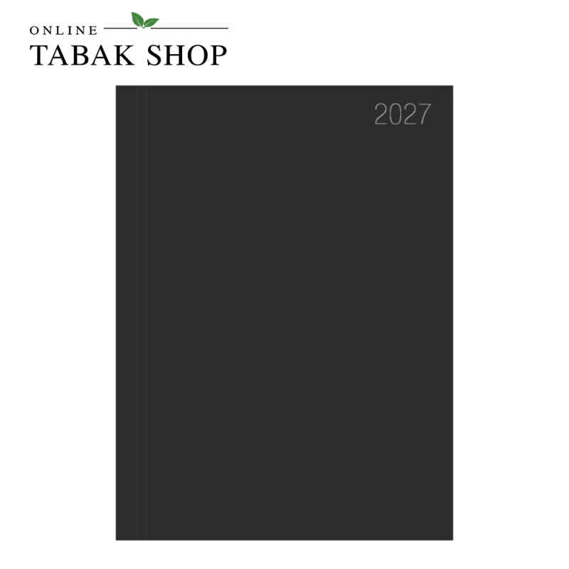 Taschenkalender 1T/1S Zettler farblich sortiert (Taschenkalender) Schwarz