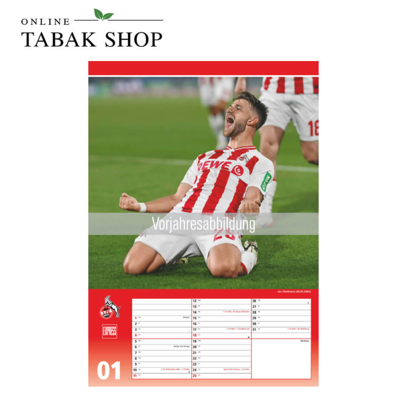 1. FC Köln (Wandkalender) Januar