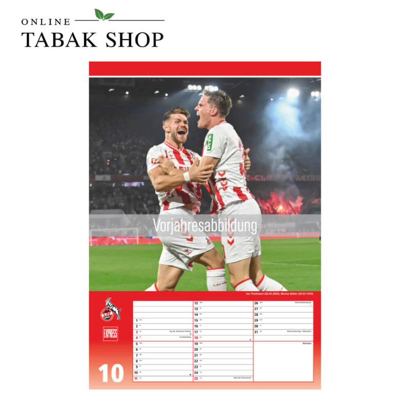 1. FC Köln (Wandkalender) Oktober