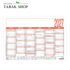Zettler Arbeitstagekalender 2027 A4