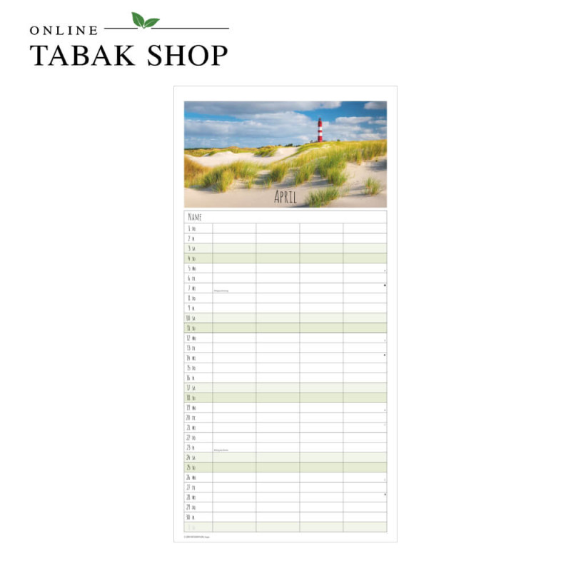 Alpha Edition Seeblicke Kalender 2027 April