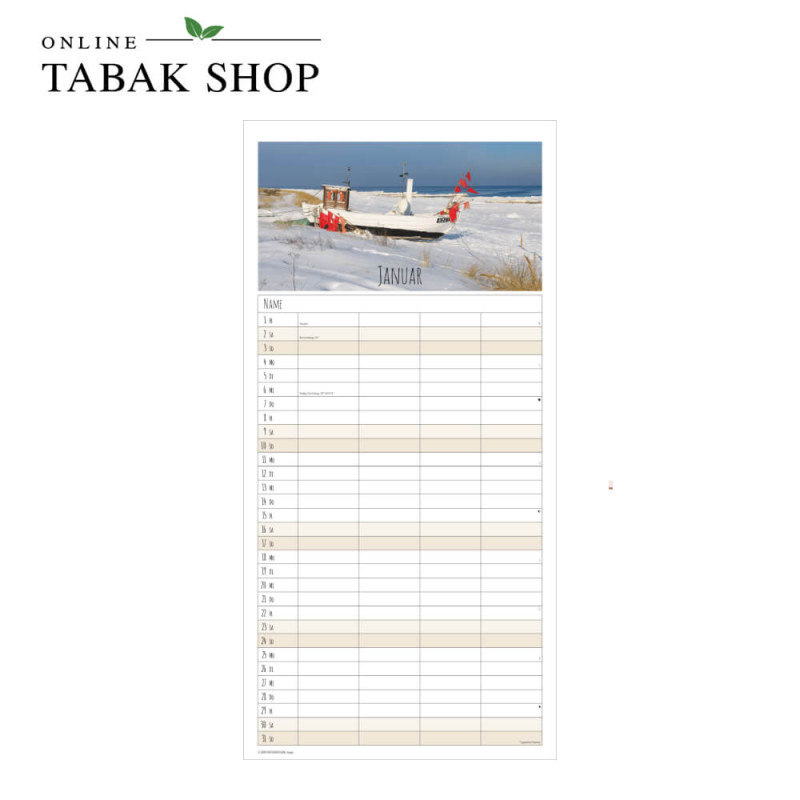 Alpha Edition Seeblicke Kalender 2027 Januar