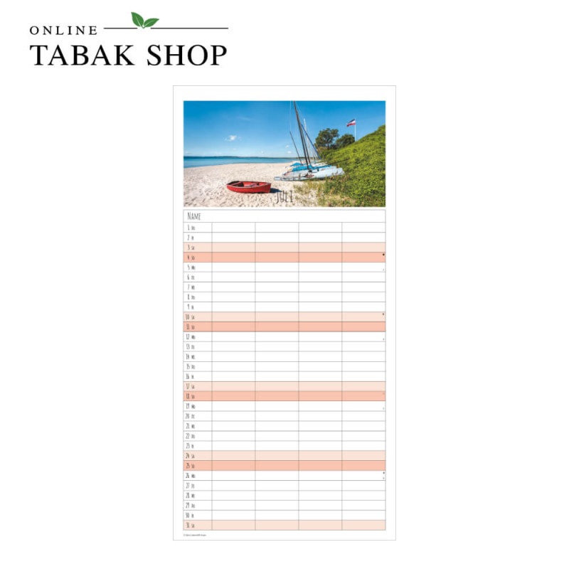 Alpha Edition Seeblicke Kalender 2027 Juli