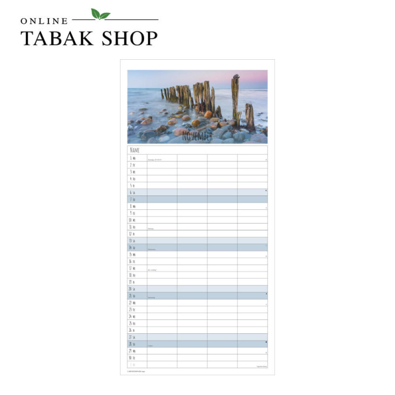 Alpha Edition Seeblicke Kalender 2027 November