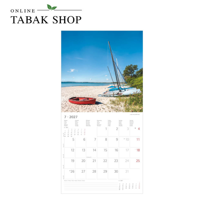 Alpha Edition Seeblicke 2027 Wandkalender Juli
