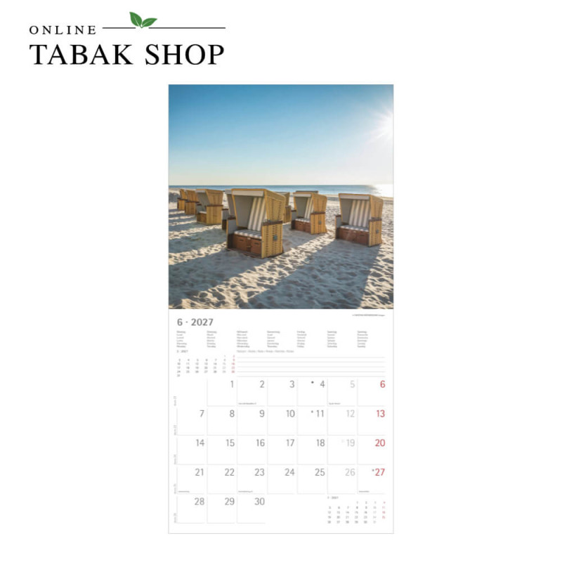 Alpha Edition Seeblicke 2027 Wandkalender Juni