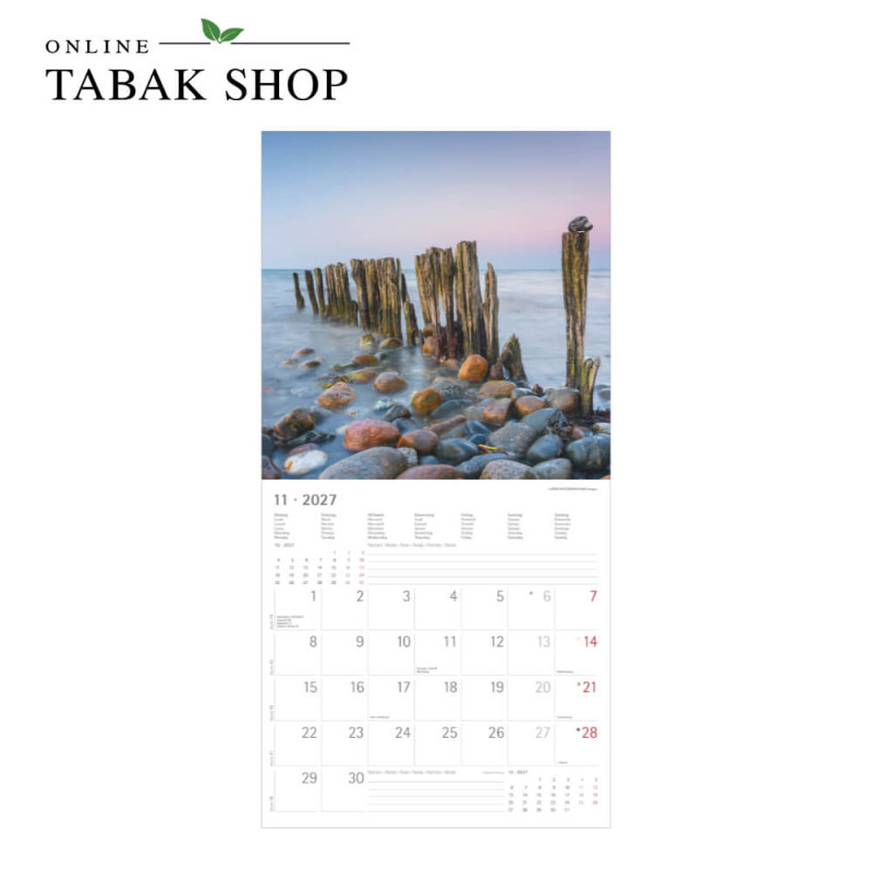 Alpha Edition Seeblicke 2027 Wandkalender November
