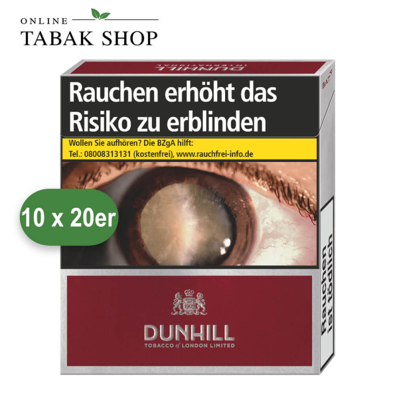 DUNHILL International Red Zigaretten OP (10x20 Stück)