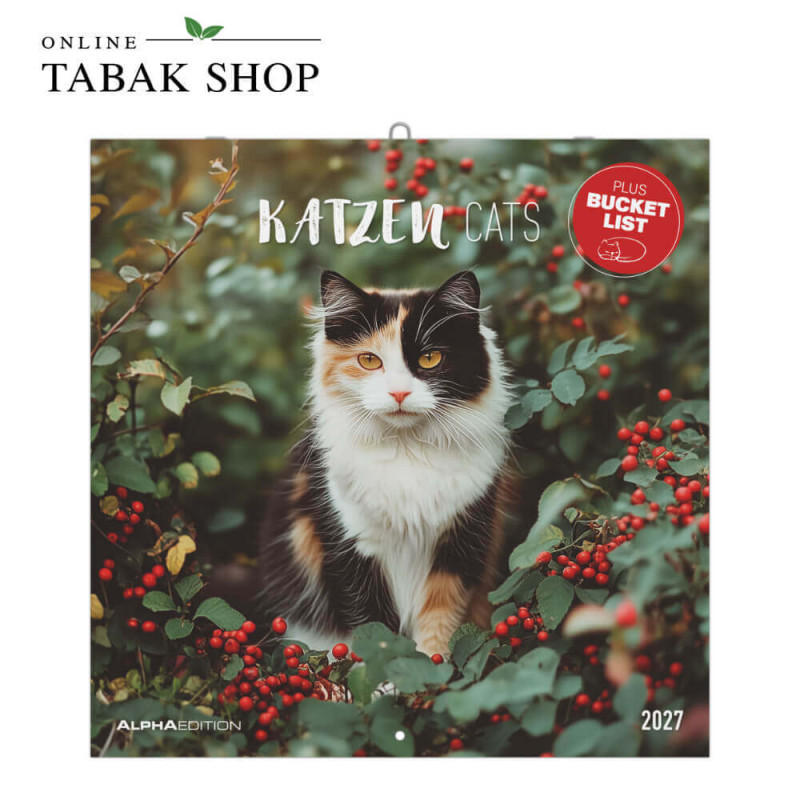Alpha Edition Katzenkalender 2027 als Broschürenkalender