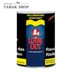 LOOK OUT Holland Black Tabak Dose 150g