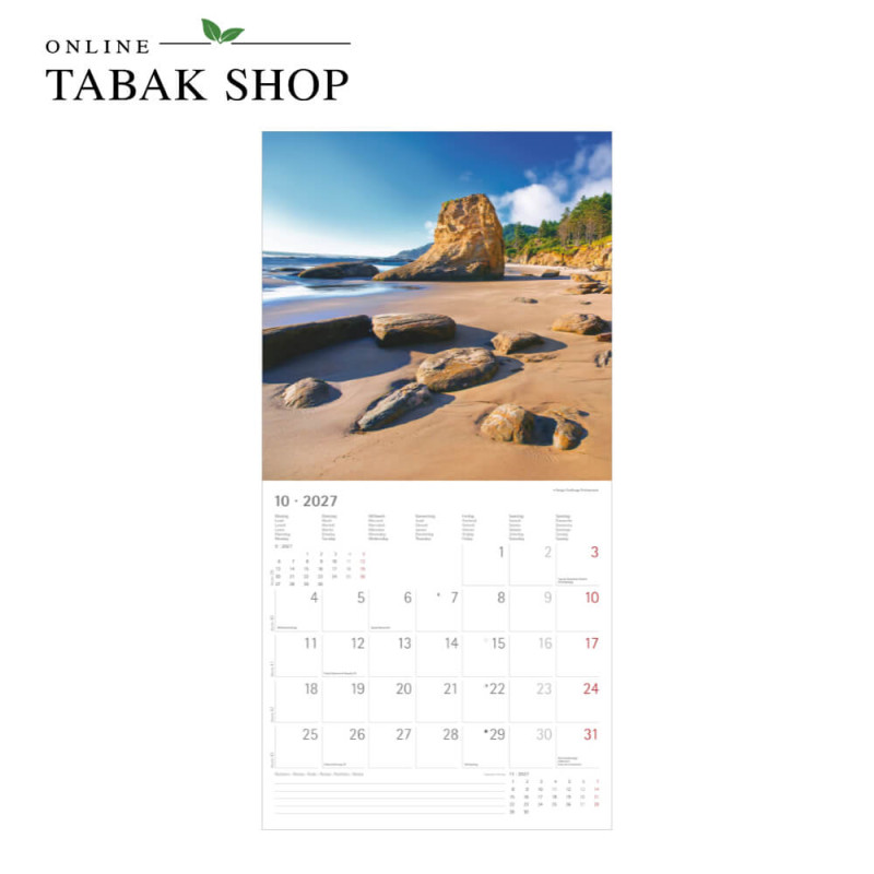 Alpha Edition Summer Dreams Kalender 2027 als Wandkalender Oktober