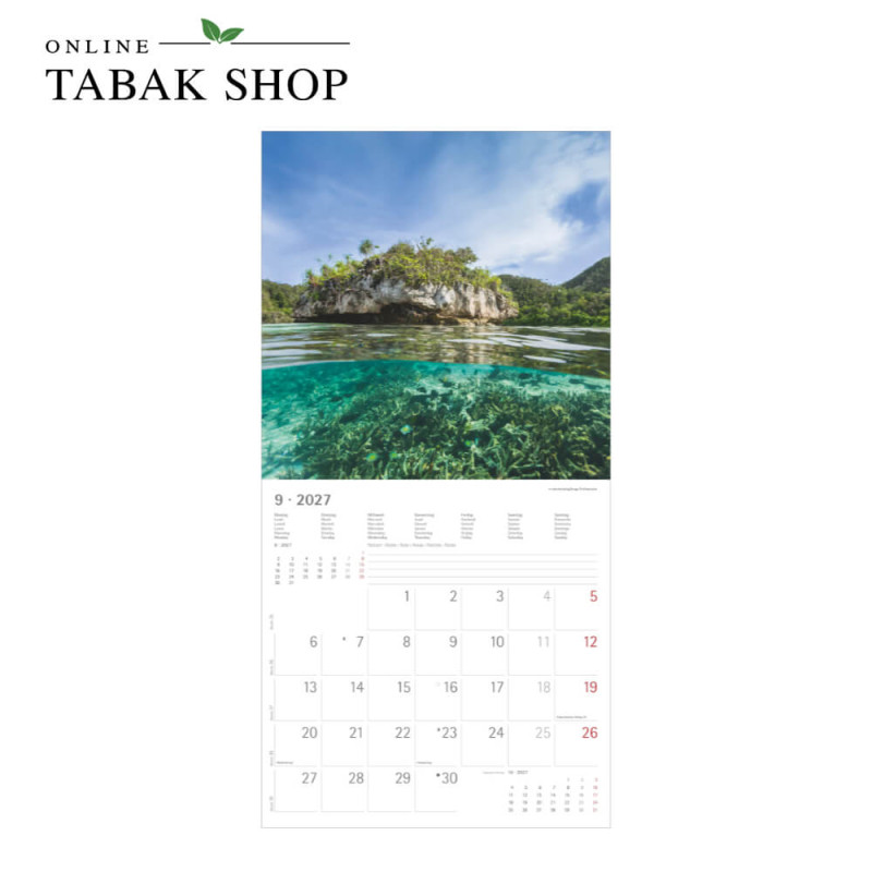 Alpha Edition Summer Dreams Kalender 2027 als Wandkalender September