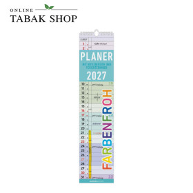 Alpha Edition Streifenplaner Farbenfroh 2027 Wandplaner