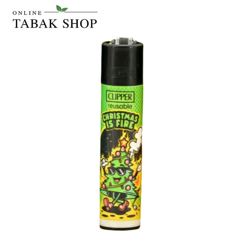 CLIPPER X-Mas Slogan 2 - Feuerzeuge 4er Set