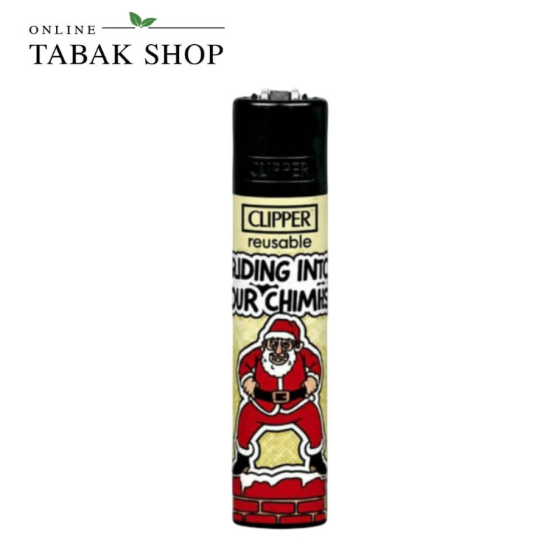 CLIPPER Classic Naughty Santa 2 - Feuerzeuge 4er Set