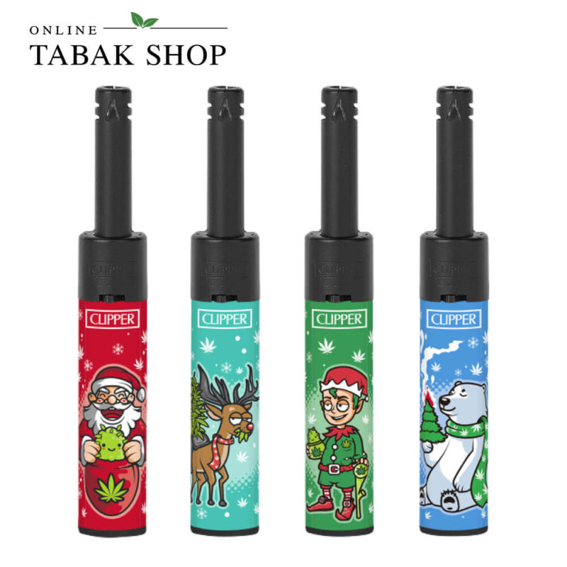 Clipper Mini Tube 420 Winter 2 – Stabfeuerzeuge Set (4er-Pack)