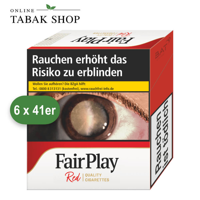 Fair Play Red Zigaretten King (6x41 Stück)