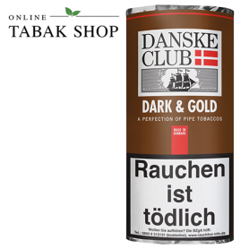 Danske Club Dark & Gold Pfeifentabak 50g Pouch