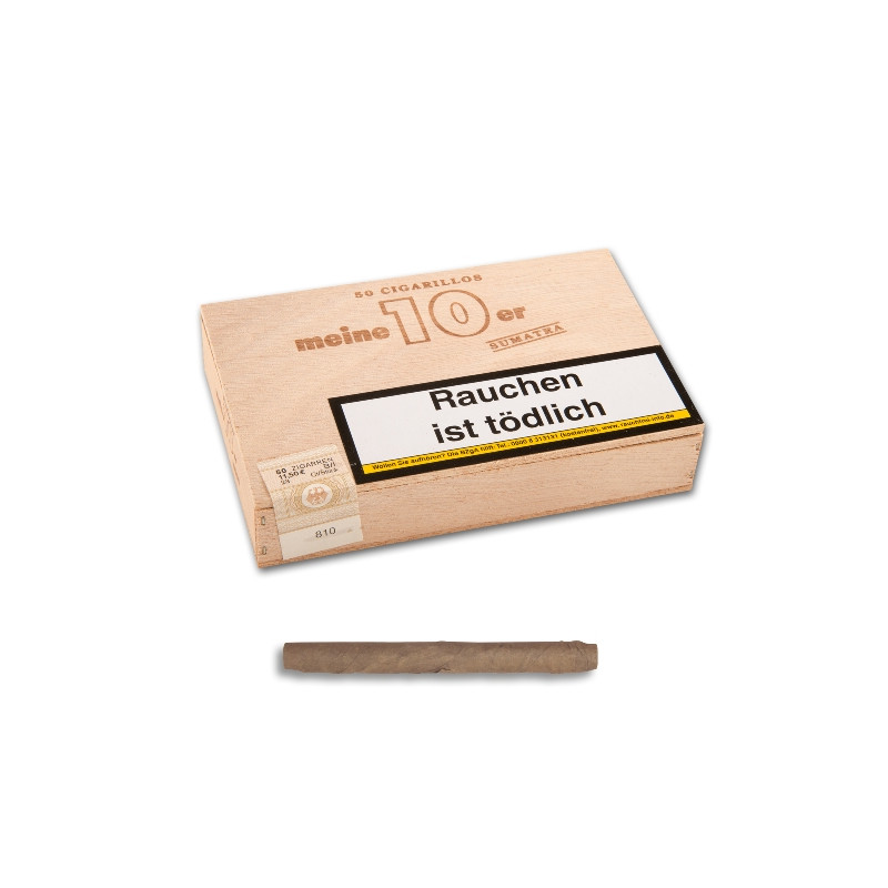 MEINE 10er Sumatra Holzkiste 50 Zigarillos 2