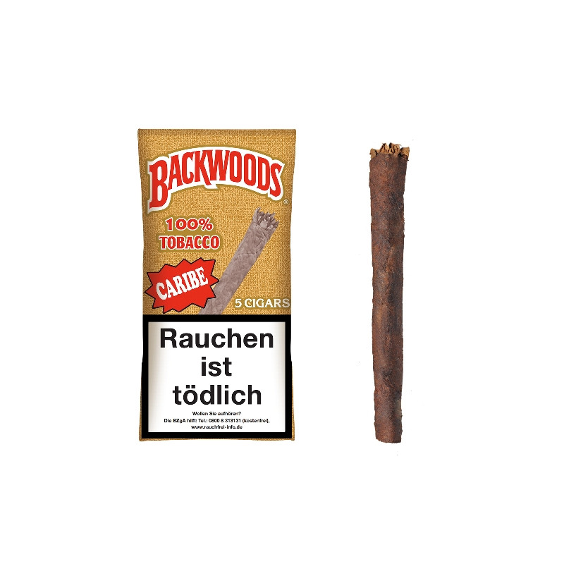 Backwoods Caribe (Wild Rum) Zigarren 5er