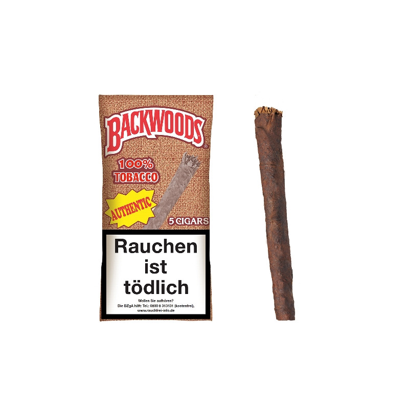 Backwoods Authentic (Aromatic) Zigarren 5er