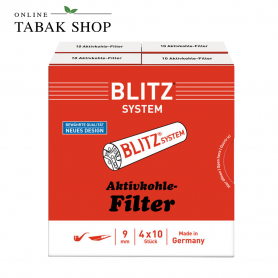 Blitz Aktivkohle Filter 9mm (4x 10) - 3,50 €