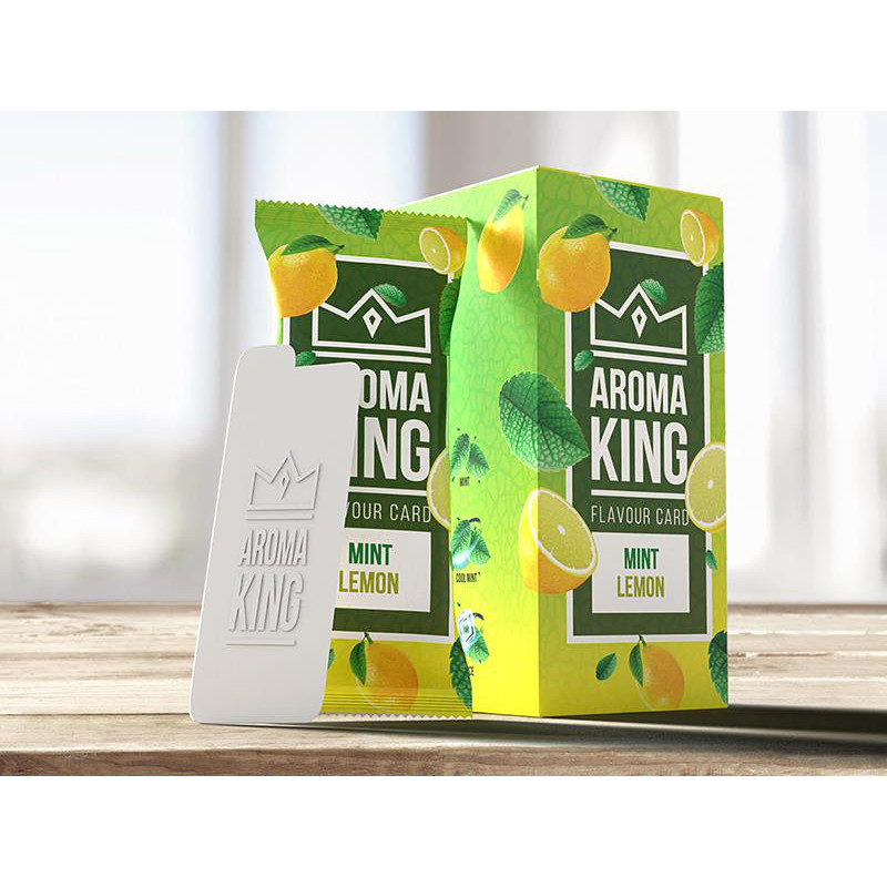 Aroma King Flavor Card Mint Lemon (Zitrone Menthol) Aroma Karte